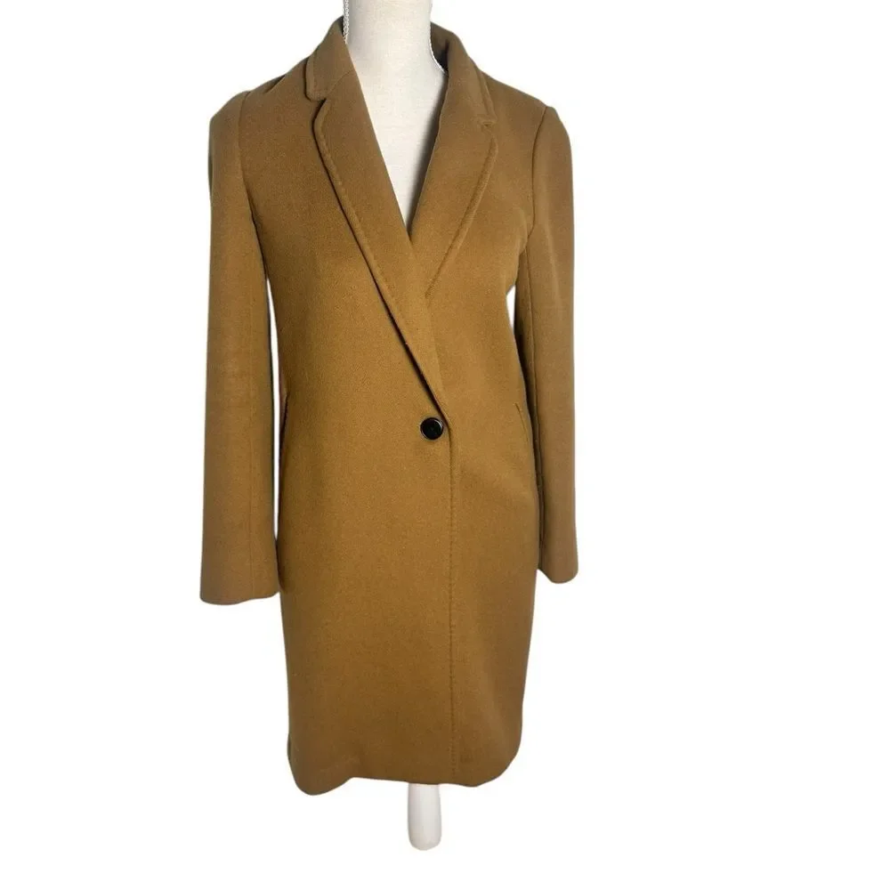 Babaton Stedman Coat Virgin Wool Single-breasted Italian virgin wool coat XXS